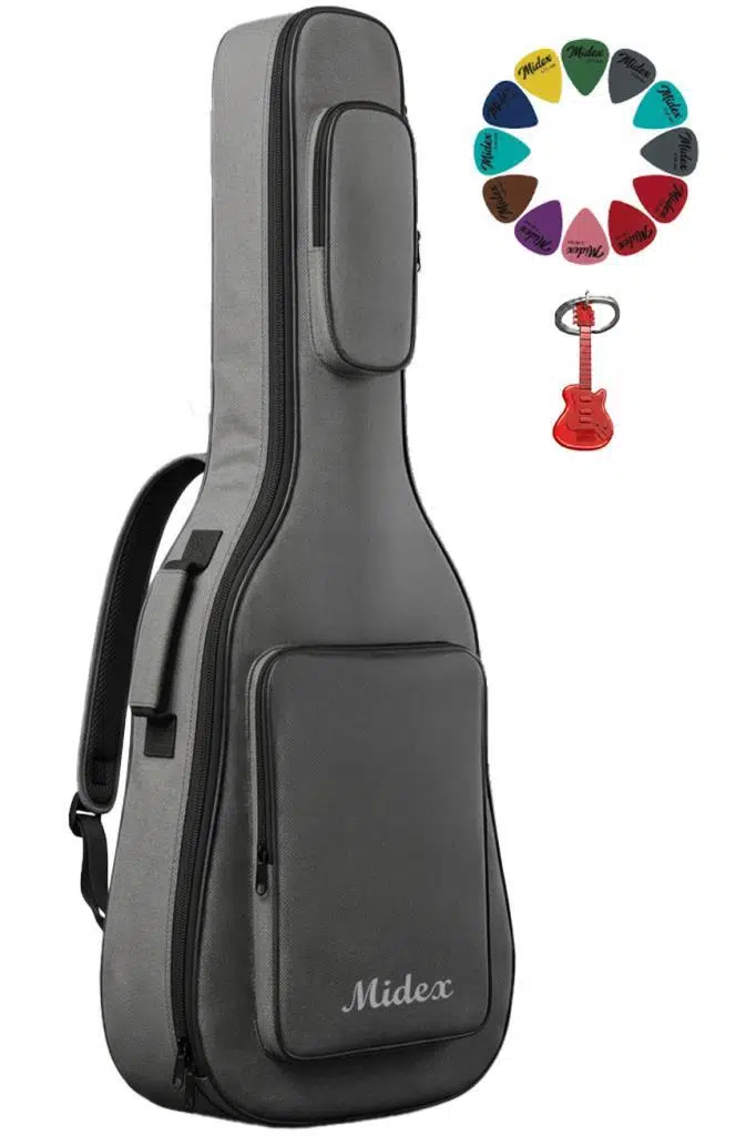 Midex CS-89GRY Özel Tasarım Softcase Klasik Gitar Çantası Gigbag Kılıf (101 cm)