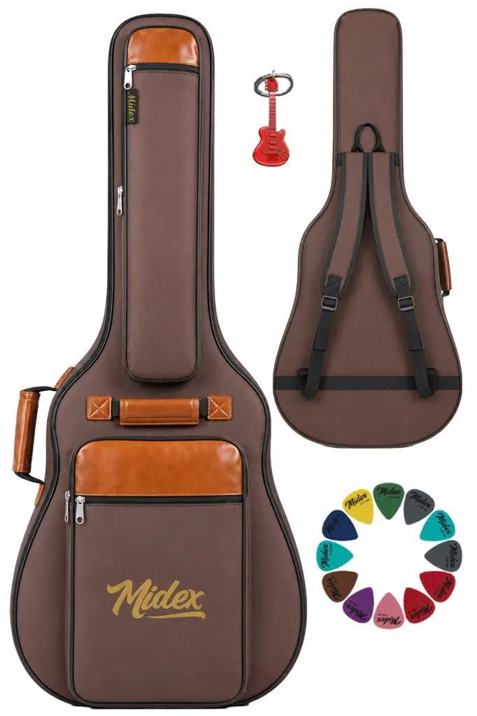 Midex CS-95BRW Özel Tasarım Premium Softcase Klasik Gitar Çantası Gigbag Kılıf (101 cm)