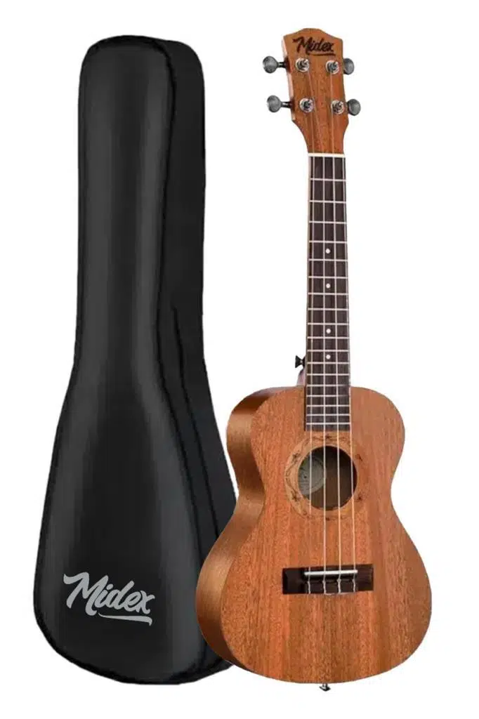 Midex CT-24MC Set Maun Concert Ukulele (Metod Nota Sticker Askı Pena)
