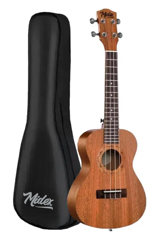 Midex CT-24MT Set Concert Ukulele (Çanta Askı Stand Metod Pena)