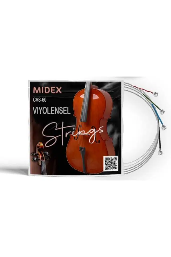 Midex CVS-60 Kaliteli Çello Teli 1 Takım Set Midex CVS-60 Kaliteli Çello Teli 1 Takım Set