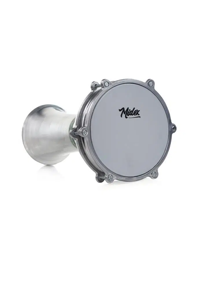 Midex DBK-04 Yetişkinler İçin 4 Numara Büyük Boy Alüminyum Darbuka (38 x 20 cm)