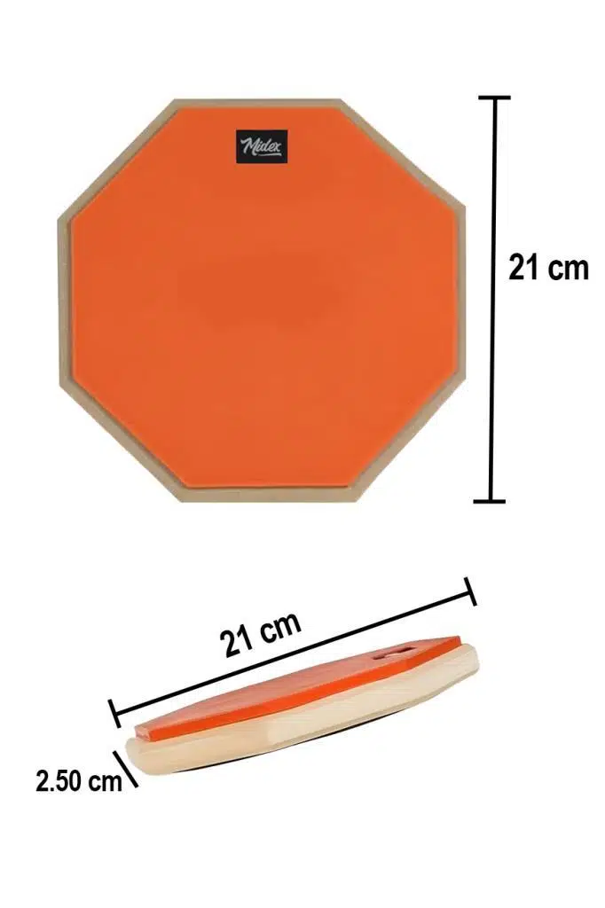 Midex DD-1080-C Bateri Davul Çalışma Pedi 8 İnç Drum Practice Pad Midex DD-1080-C Bateri Davul Çalışma Pedi 8 İnç Drum Practice Pad
