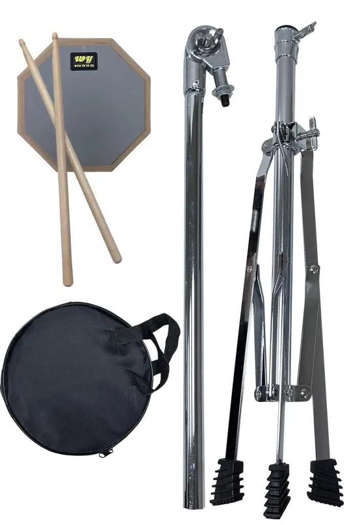 Midex DD-139 Profesyonel Bateri Davul Çalışma Pedi Seti Drum Practice Pad (Stand ve Çanta ile) Midex DD-139 Profesyonel Bateri Davul Çalışma Pedi Seti Drum Practice Pad (Stand ve Çanta ile)