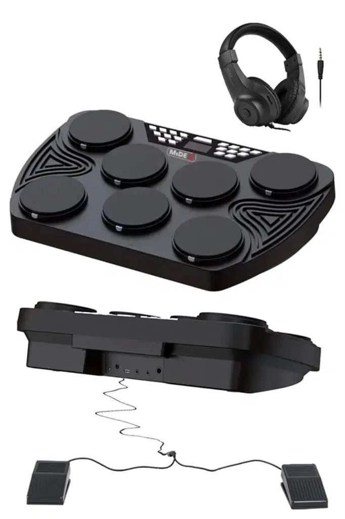 Midex DDX-105 Profesyonel Dijital Davul Şarjlı Elektronik Bateri Bluetooth (Kulaklık hediye) Midex DDX-105 Profesyonel Dijital Davul Şarjlı Elektronik Bateri Bluetooth (Kulaklık hediye)