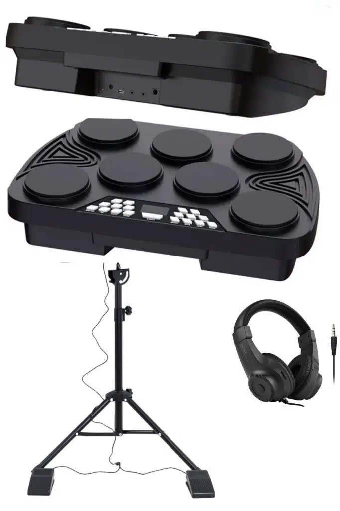 Midex DDX-105ST Profesyonel Standlı Dijital Davul Şarjlı Elektronik Bateri Bluetooth (Davul Stand Kulaklık Baget) Midex DDX-105ST Profesyonel Standlı Dijital Davul Şarjlı Elektronik Bateri Bluetooth (Davul Stand Kulaklık Baget)