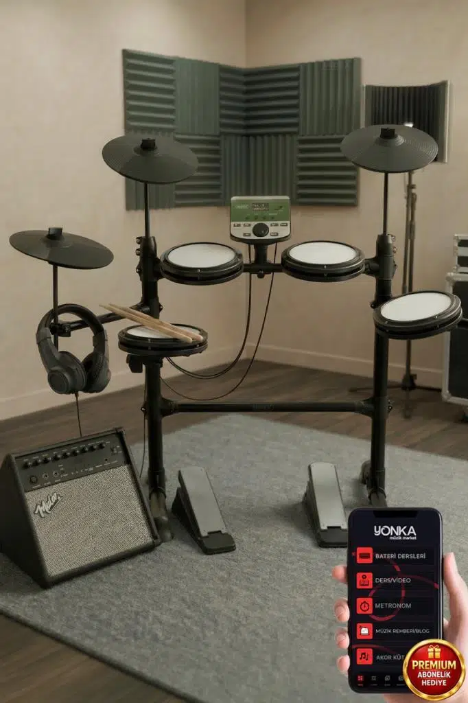 Midex DDX-110BT-70AMP 70W Amfili Profesyonel Dijital Davul Elektronik Bateri Seti (Kulaklık hediye) Midex DDX-110BT-70AMP 70W Amfili Profesyonel Dijital Davul Elektronik Bateri Seti (Kulaklık hediye)