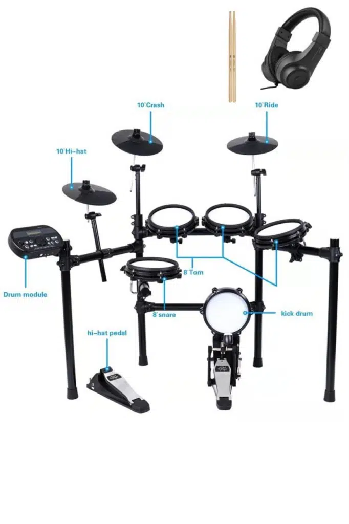 Midex DDX-190 Profesyonel Dijital Davul Elektronik Bateri (Kulaklık hediye) Midex DDX-190 Profesyonel Dijital Davul Elektronik Bateri (Kulaklık hediye)