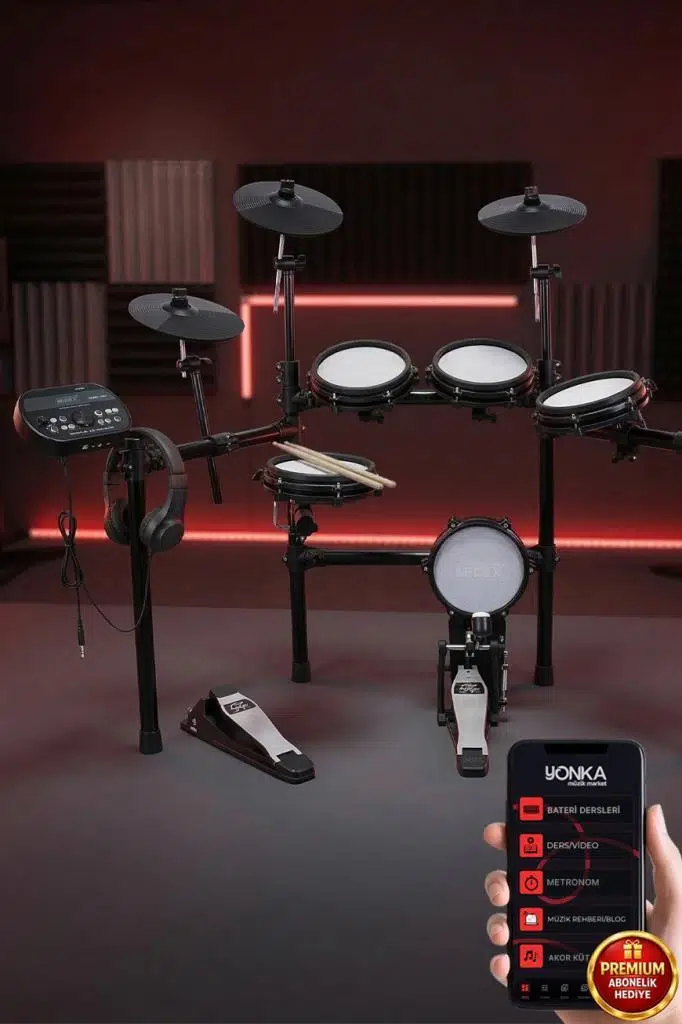 Midex DDX-190 Profesyonel Dijital Davul Elektronik Bateri (Kulaklık hediye) Midex DDX-190 Profesyonel Dijital Davul Elektronik Bateri (Kulaklık hediye)