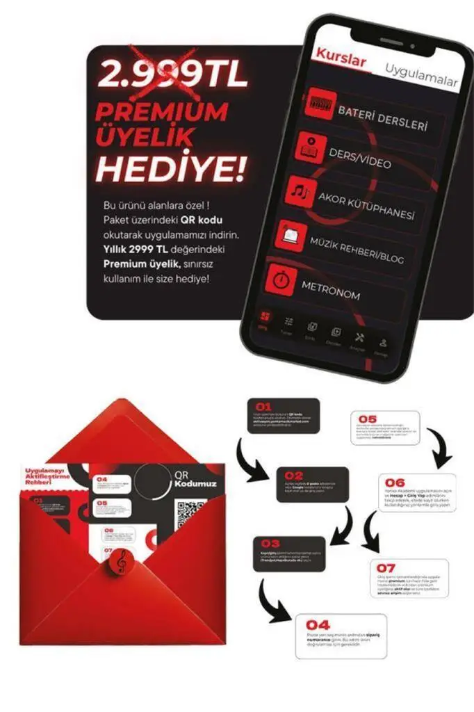 Midex DDX-190 Profesyonel Dijital Davul Elektronik Bateri (Kulaklık hediye)