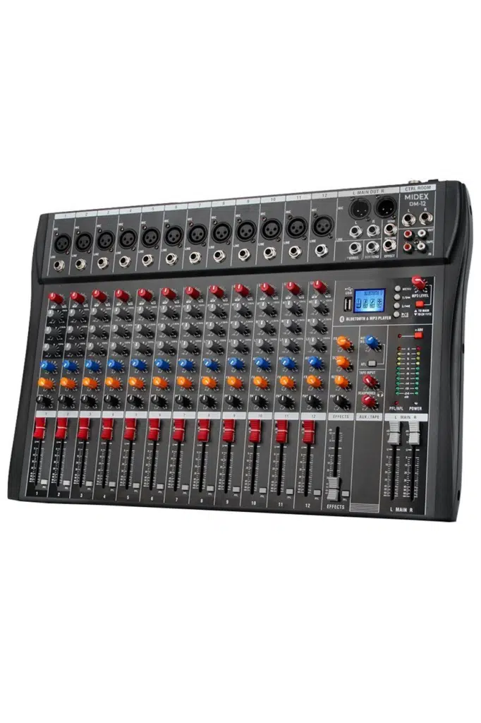 Midex Deck Mikser 12 Kanal Ses Mikseri (DM-12) Midex Deck Mikser 12 Kanal Ses Mikseri (DM-12)