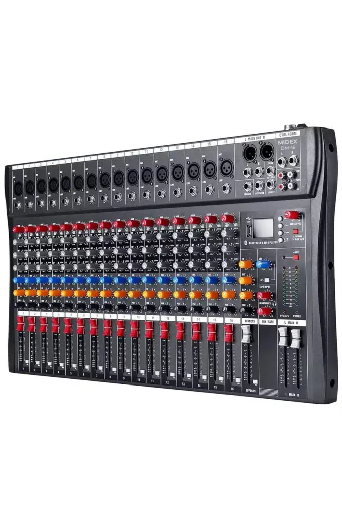 Midex Deck Mikser 16 Kanal Ses Mikseri (DM-16) Midex Deck Mikser 16 Kanal Ses Mikseri (DM-16)