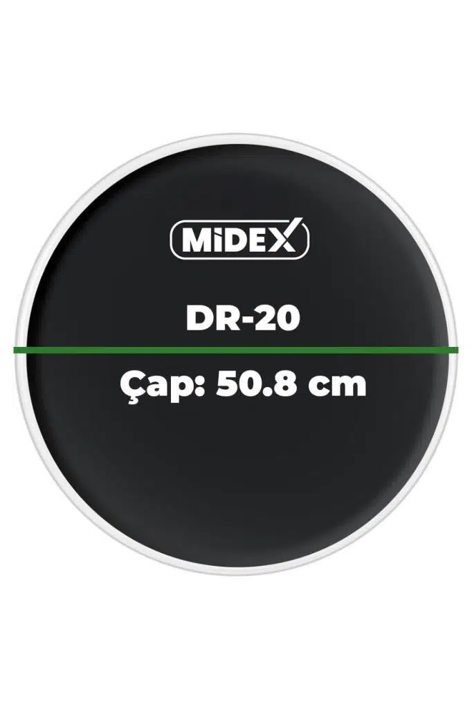 Midex DR-20BK Siyah Renk 20 İnç Kick Bateri Davul Derisi Drumhead 20'' inch (50.80 cm) Midex DR-20BK Siyah Renk 20 İnç Kick Bateri Davul Derisi Drumhead 20'' inch (50.80 cm)