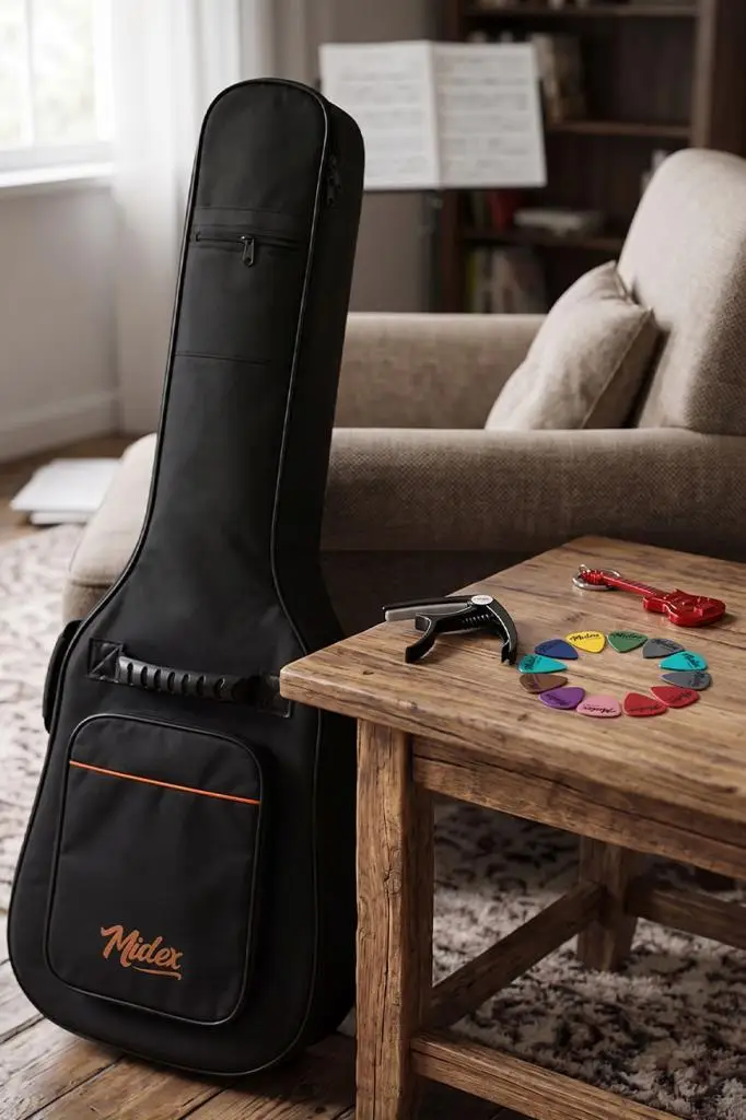 Midex ELC-39 Case Elektro Gitar Çantası Gigbag Kalın (Capo Hediye)