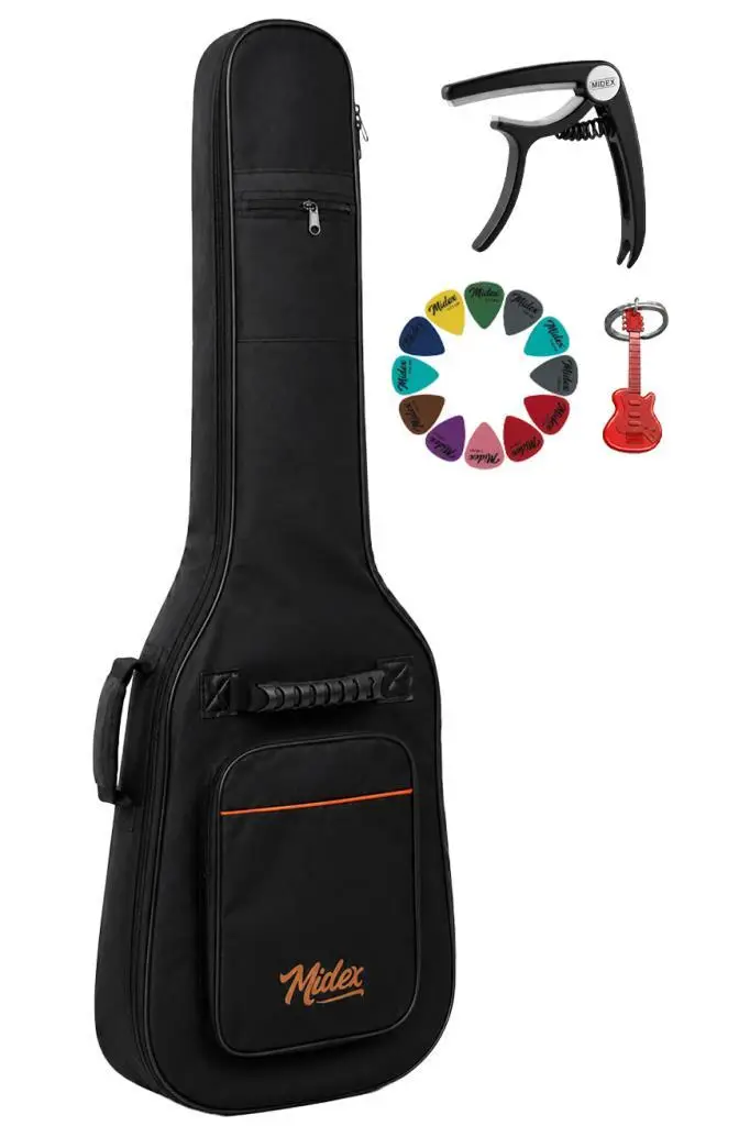 Midex ELC-39 Case Elektro Gitar Çantası Gigbag Kalın (Capo Hediye)