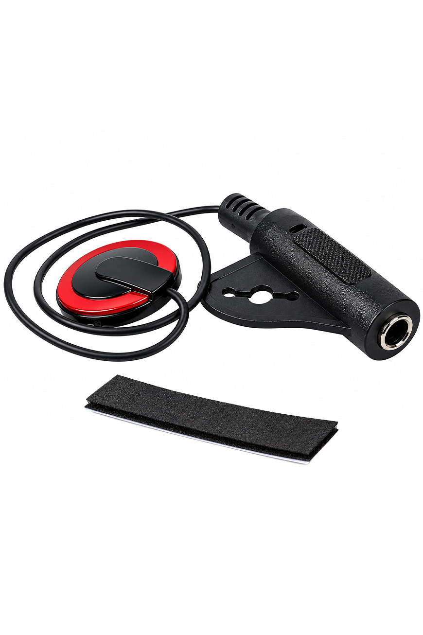 Midex EMK-14 Gitar Bağlama Ukulele Manyetiği Öpücük Mikrofon Piezo Pickup Kristal