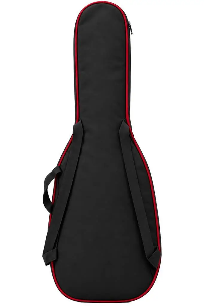 Midex ESH-043 Klasik Gitar Çantası Kaliteli Siyah Kırmızı Kılıf
