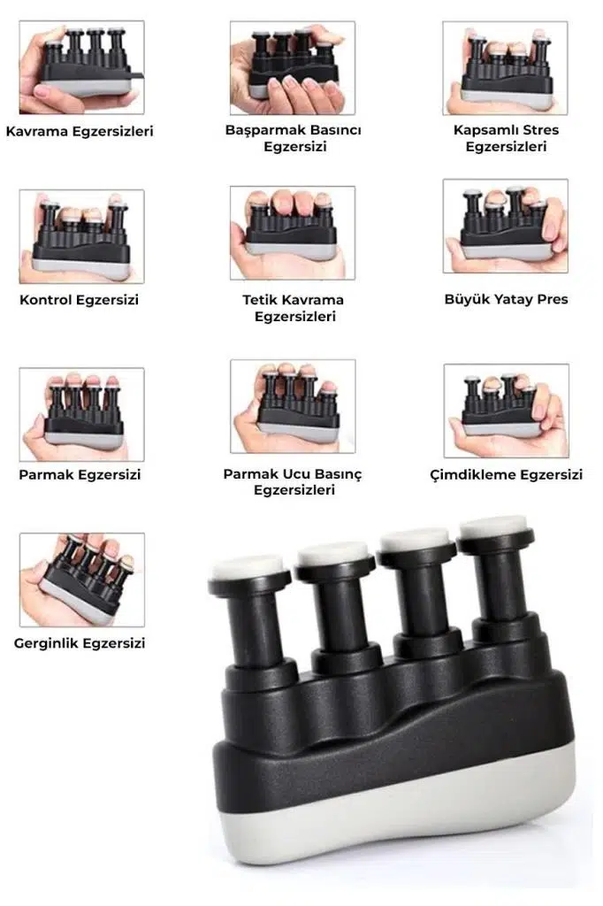 Midex F15 Gitar Çalmak İçin Parmak Güçlendirici Parmak Kuvvetlendirme Cihazı Midex F15 Gitar Çalmak İçin Parmak Güçlendirici Parmak Kuvvetlendirme Cihazı