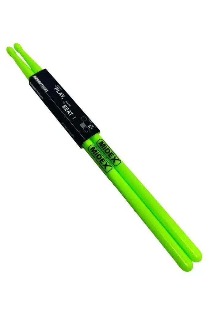 Midex GFK-801LGR 5A Bateri Baget Kırılmaz Polyemid Açık Yeşil Renk Davul Bageti 5A Drumsticks Midex GFK-801LGR 5A Bateri Baget Kırılmaz Polyemid Açık Yeşil Renk Davul Bageti 5A Drumsticks