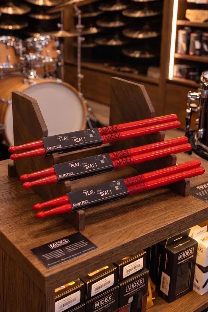 Midex GFK-801RD-3X 5A Bateri Baget Kırılmaz Polyemid Kırmızı Renk Davul Bageti 5A Drumsticks 6 Adet (3 Çift) Midex GFK-801RD-3X 5A Bateri Baget Kırılmaz Polyemid Kırmızı Renk Davul Bageti 5A Drumsticks 6 Adet (3 Çift)