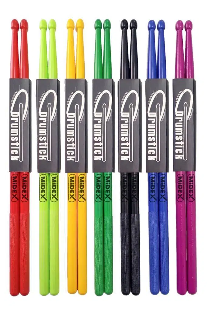Midex GFK-801X 5A Bateri Baget Kırılmaz Polyemid Renkli Full Set Davul Bageti 5A Drumsticks 14 Adet (7 Çift) Midex GFK-801X 5A Bateri Baget Kırılmaz Polyemid Renkli Full Set Davul Bageti 5A Drumsticks 14 Adet (7 Çift)
