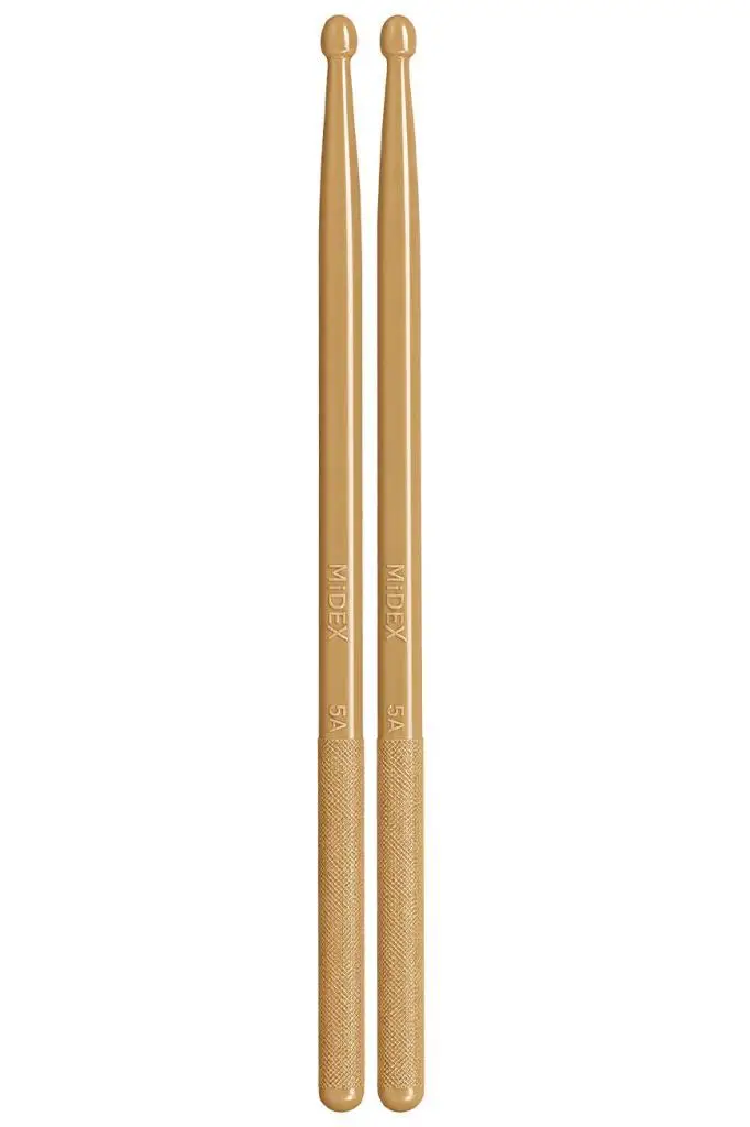 Midex GFK-901WD PRO 5A Profesyonel Kırılmaz Baget Fiber Karbon Drumsticks Ahşap Renk Davul Bateri Bageti