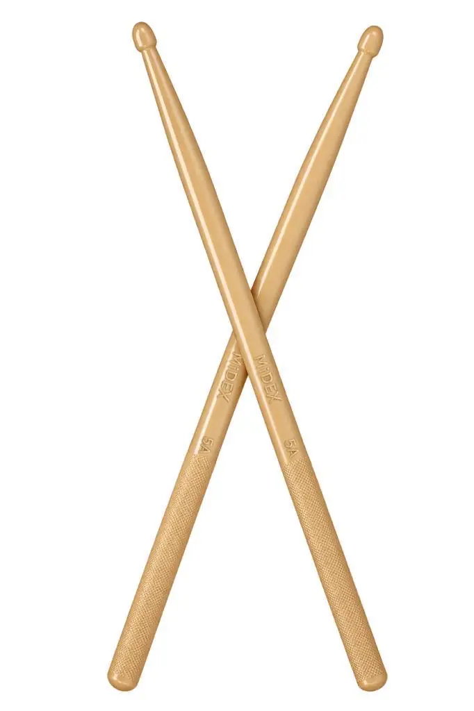 Midex GFK-901WD PRO 5A Profesyonel Kırılmaz Baget Fiber Karbon Drumsticks Ahşap Renk Davul Bateri Bageti
