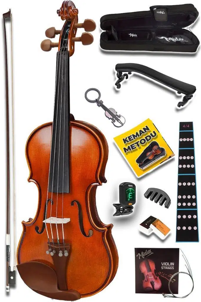 Midex GLA-124-OUT 4/4 Profesyonel Keman Seti (OUTLET) Midex GLA-124-OUT 4/4 Profesyonel Keman Seti (OUTLET)