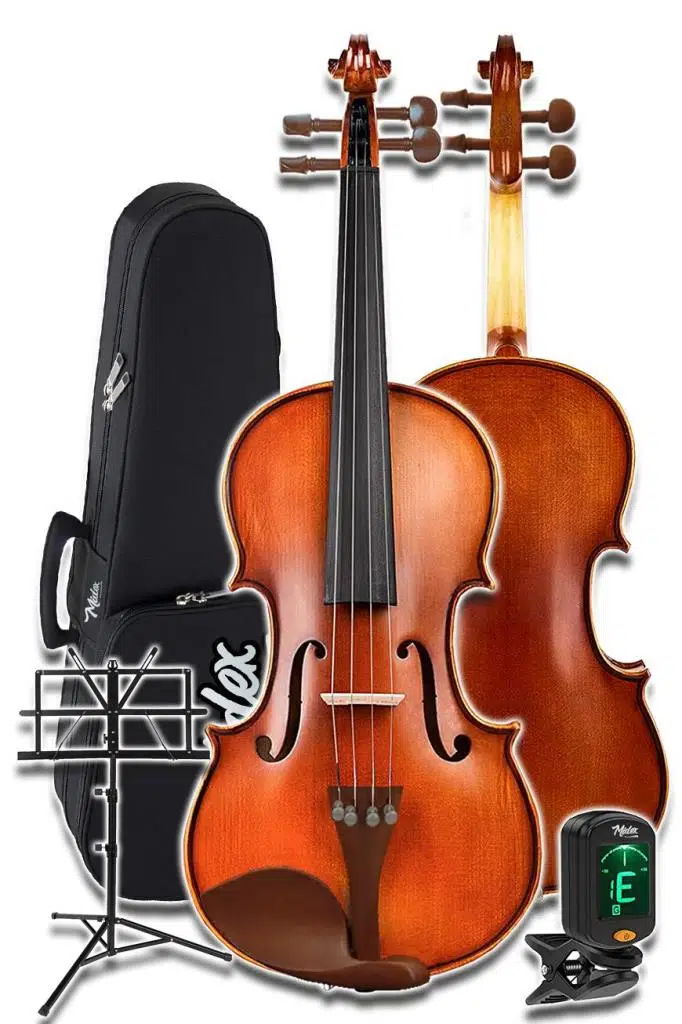 Midex GLA-124X SET Profesyonel Üst Kalite GÜL Ağacı Keman 4/4 Tam Boy