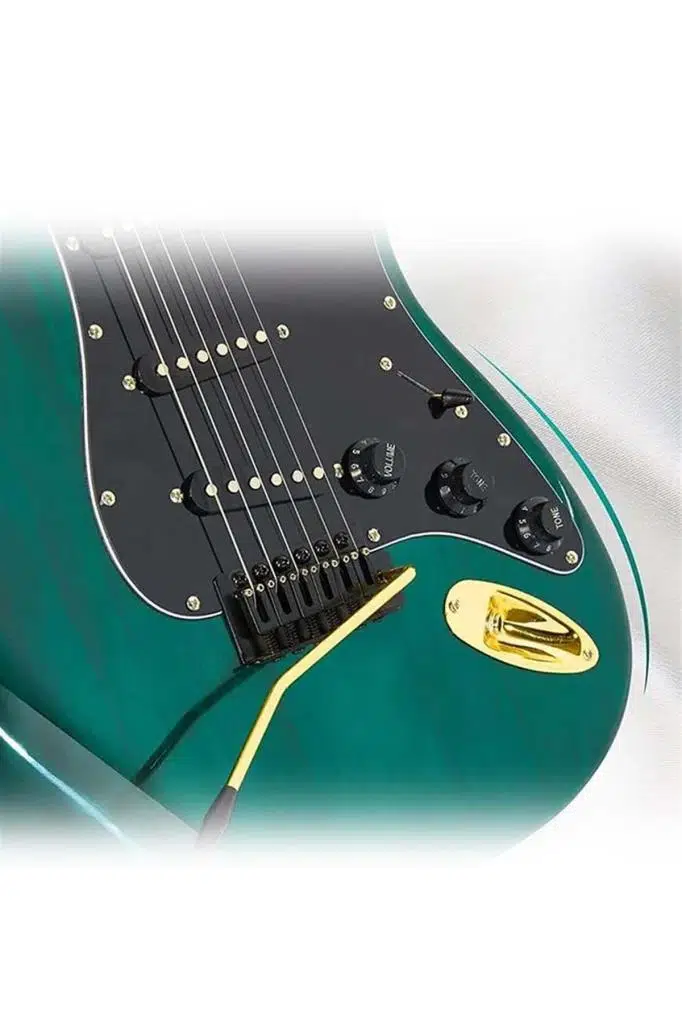 Midex GLC-40GR-AMP Elektro Gitar Seti 25 WATT Şarjlı BT Amfi Full SET