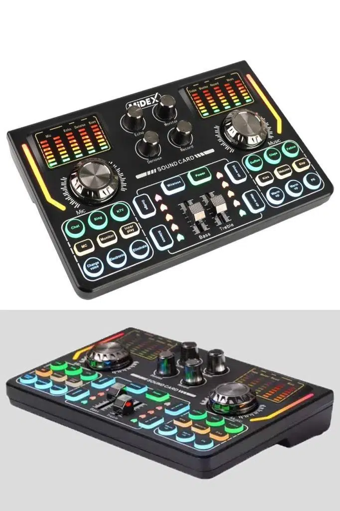 Midex GMX-1 Titanium Set Efektli Ses Kartı Mikrofon Kulaklık Stand Kayıt Canlı Yayın (PC ve Telefon) Midex GMX-1 Titanium Set Efektli Ses Kartı Mikrofon Kulaklık Stand Kayıt Canlı Yayın (PC ve Telefon)