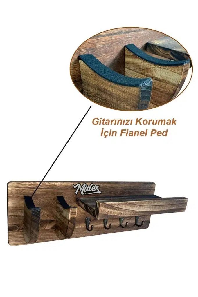 Midex GP-20 Gitar Standı Sehpası Duvar Askısı Ahşap Şık Kaliteli Midex GP-20 Gitar Standı Sehpası Duvar Askısı Ahşap Şık Kaliteli