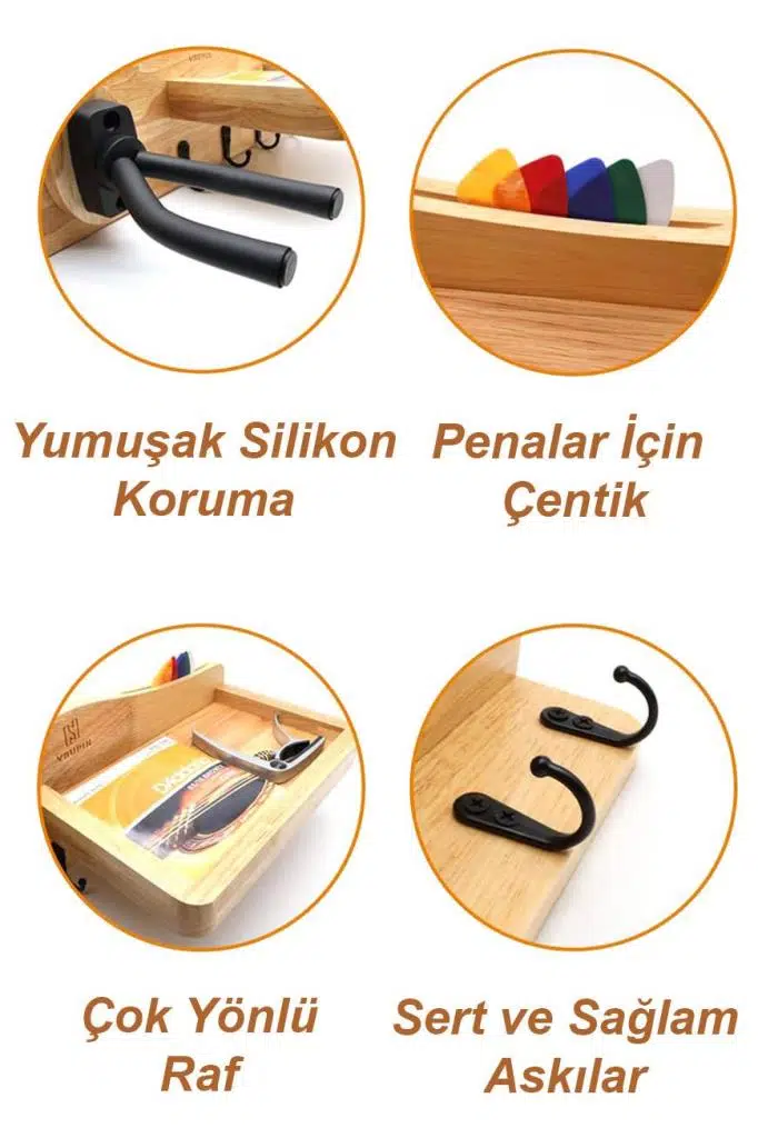 Midex GP-30 Gitar Standı Sehpası Duvar Askısı Ahşap Şık Kaliteli Midex GP-30 Gitar Standı Sehpası Duvar Askısı Ahşap Şık Kaliteli