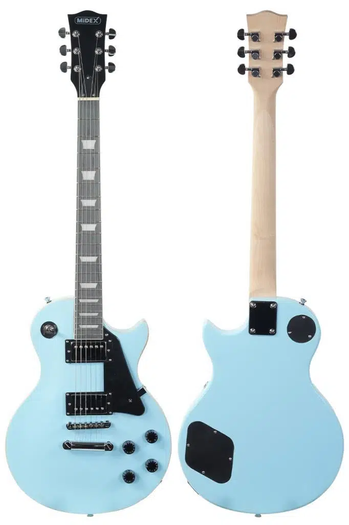 Midex GRX-200LTB Profesyonel Les Paul Kasa HH Elektro Gitar Seti Turkuaz Midex GRX-200LTB Profesyonel Les Paul Kasa HH Elektro Gitar Seti Turkuaz