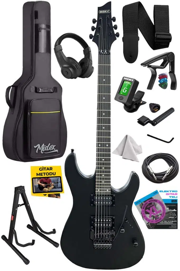 Midex GRX-300BK-OUT Elektro Gitar (OUTLET)