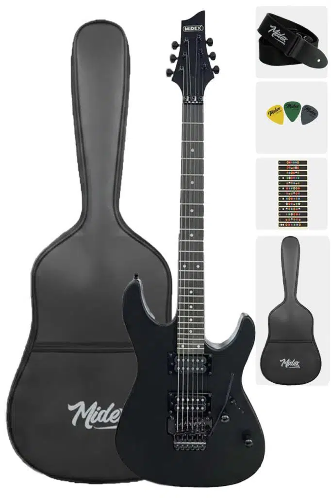 Midex GRX-300BK-OUT Elektro Gitar (OUTLET) Midex GRX-300BK-OUT Elektro Gitar (OUTLET)