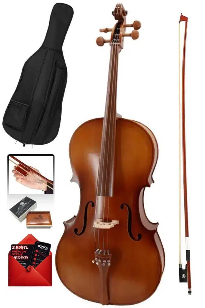 Midex GT-224 Profesyonel Üst Kalite Masif Ağaç Çello Viyolonsel Midex GT-224 Profesyonel Üst Kalite Masif Ağaç Çello Viyolonsel