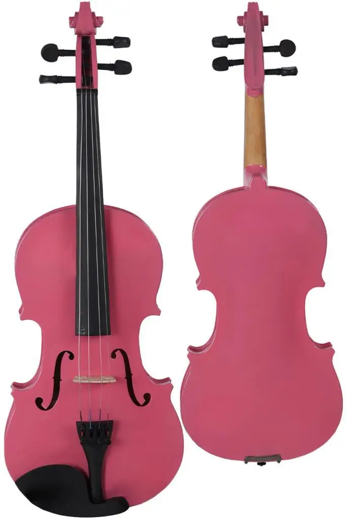 Midex HGA-24PINK-TYS 1/2 Kaliteli Pembe Keman Seti 8-10 Yaş Çocuk Kemanı