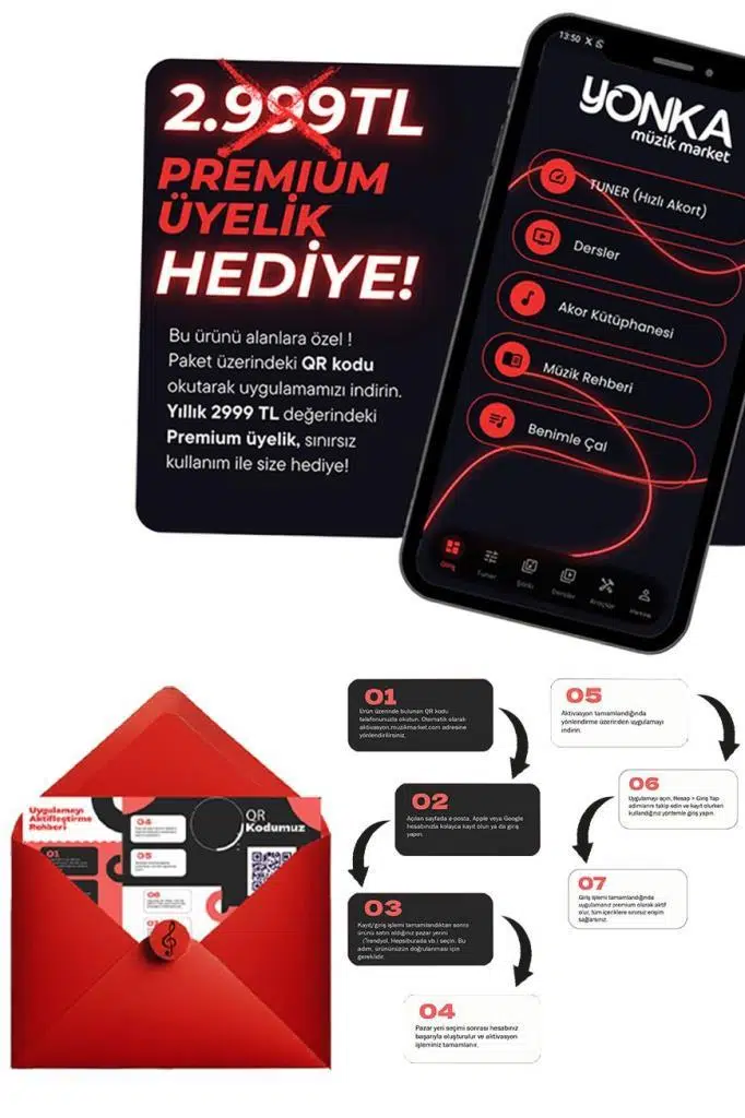 Midex HGA24BK-TYS Siyah 1/2 Yarım Keman Seti 8-10 Yaş Çocuk Kemanı (Yastık Reçine Çanta Tel Susturucu Yay Metod)