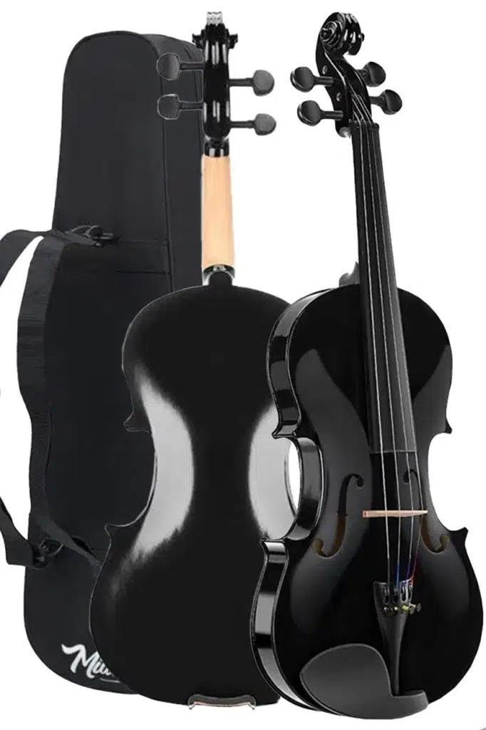 Midex HGA44BK-NTYS Full Siyah Set Keman 4/4 (Nota Sehpası Yastık Softcase Arşe)