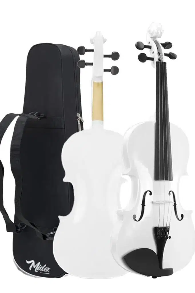 Midex HGA44WH-TYS Beyaz 4/4 Tam Boy Keman Seti (Çanta Yay Reçine) Midex HGA44WH-TYS Beyaz 4/4 Tam Boy Keman Seti (Çanta Yay Reçine)