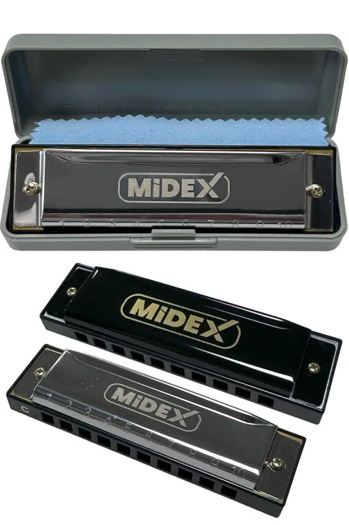 Midex HN-10SL Silver Örf Aletleri 10 Delikli Mızıka Do (c) Midex HN-10SL Silver Örf Aletleri 10 Delikli Mızıka Do (c)