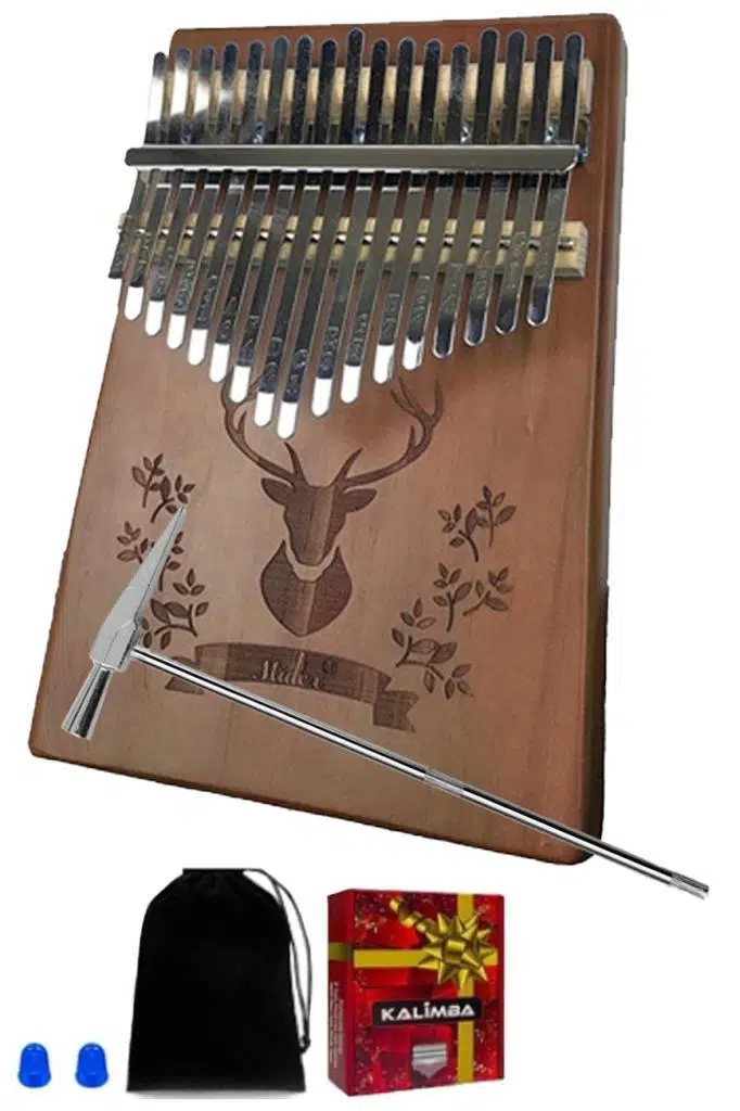 Midex KLX-456-OUT Hakiki Ağaç 17 Tuşlu Kalimba (OUTLET)