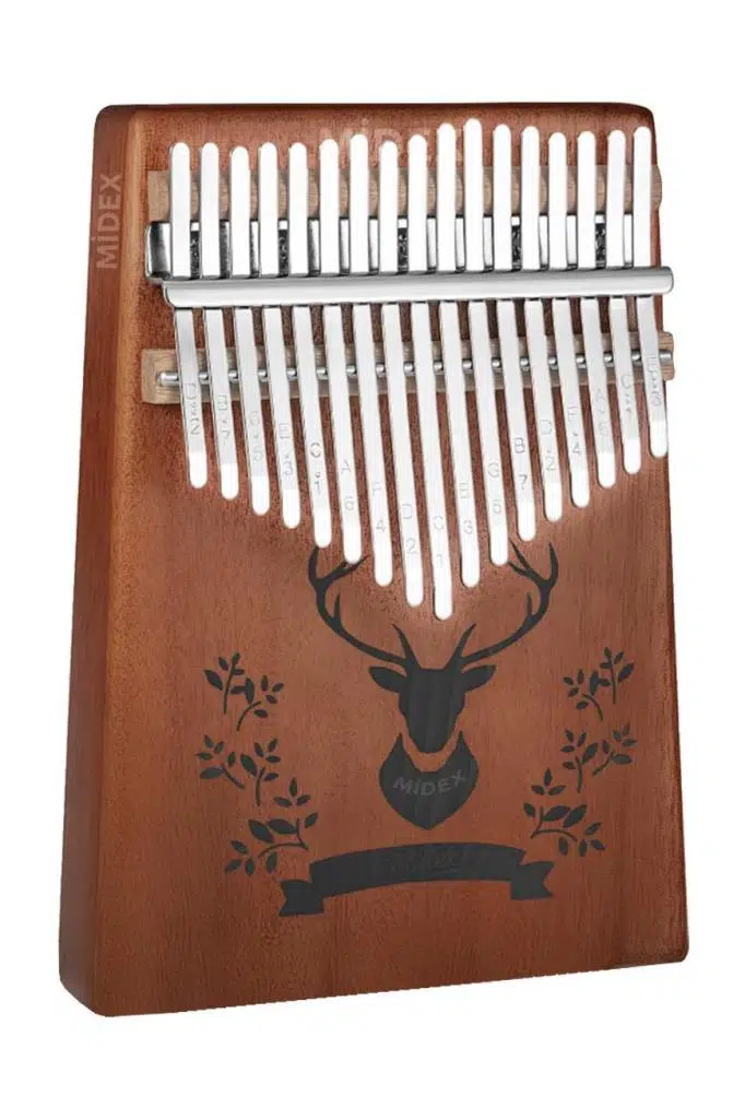 Midex KLX-456-PAK Hakiki Ağaç Geyik Desenli Kalimba 17 Tuşlu Full Set Midex KLX-456-PAK Hakiki Ağaç Geyik Desenli Kalimba 17 Tuşlu Full Set