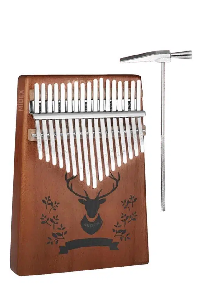 Midex KLX-456-PAK Hakiki Ağaç Geyik Desenli Kalimba 17 Tuşlu Full Set Midex KLX-456-PAK Hakiki Ağaç Geyik Desenli Kalimba 17 Tuşlu Full Set