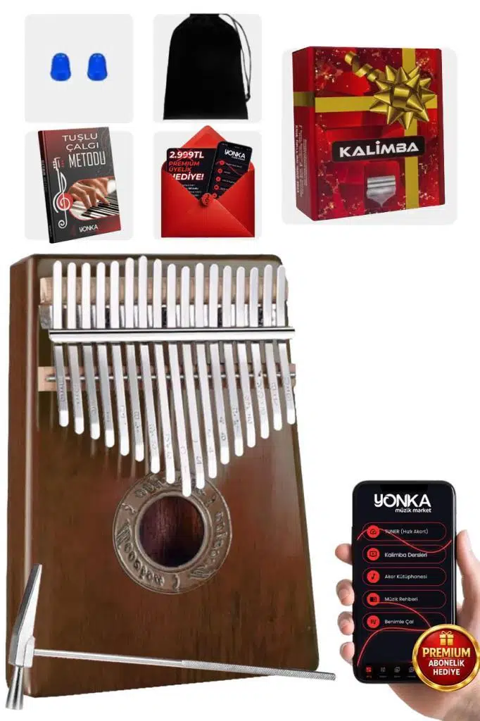 Midex KLX-553 Kalimba 1. Sınıf Maun Ağacı Mineral Çelik Paslanmaz 17 Tuş Tam Set Midex KLX-553 Kalimba 1. Sınıf Maun Ağacı Mineral Çelik Paslanmaz 17 Tuş Tam Set