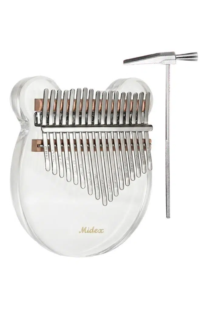 Midex KLX-6000 Şeffaf Cam Kalimba Paslanmaz Çelik 17 Tuşlu Çekiç Çanta Metod Full Set Midex KLX-6000 Şeffaf Cam Kalimba Paslanmaz Çelik 17 Tuşlu Çekiç Çanta Metod Full Set