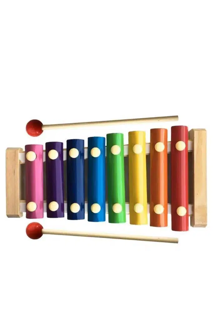 Midex KSL-72 Örf Aleti Ahşap Ksilofon 8 Nota Çocuklar İçin Eğitici Müzik Aleti