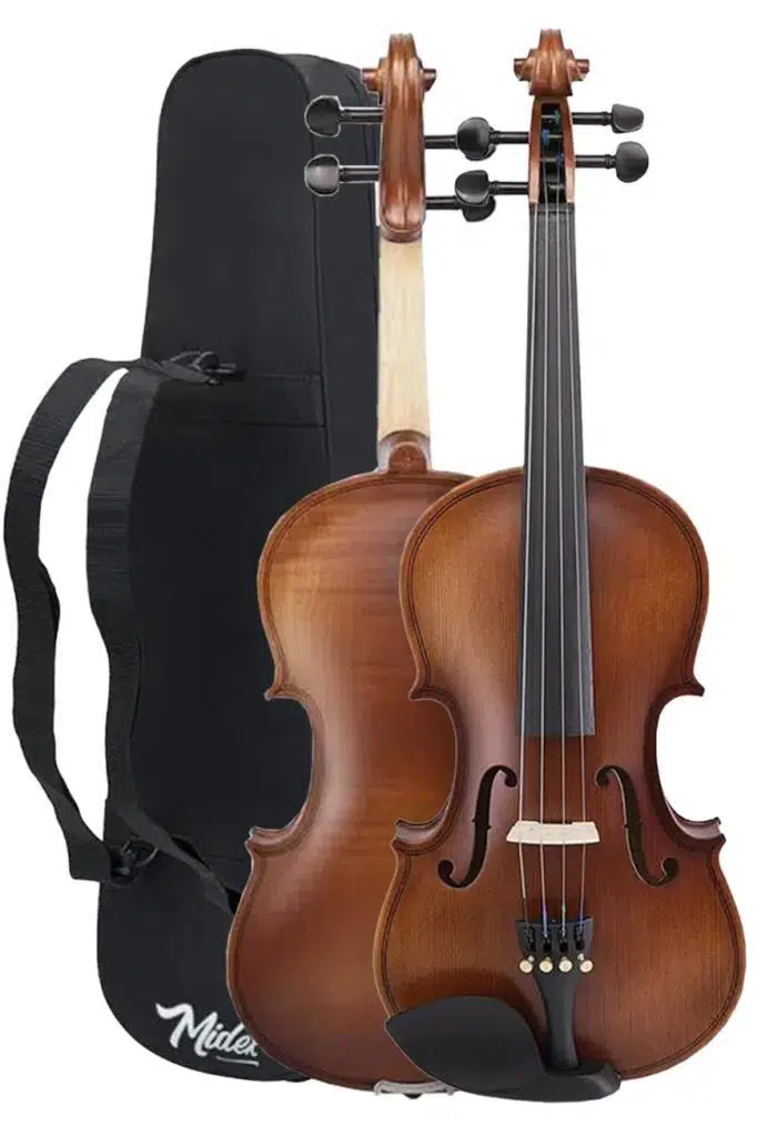 Midex LMA-544TYS 3/4 Profesyonel Keman 3/4 Çocuk Kemanı 10-13 Yaş (Yastık Susturucu Yedek Tel Çanta Yay Reçine Metod)