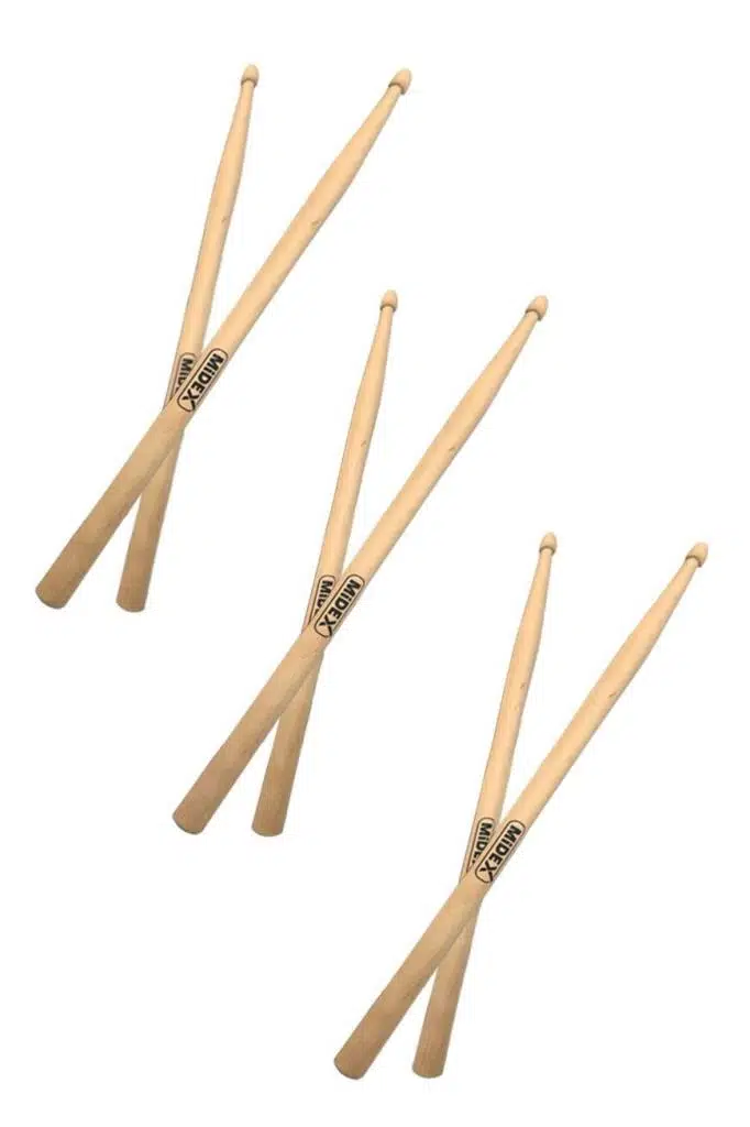 Midex Maple-100-5A-3X Ahşap Akça Ağaç Bateri Baget Davul Bageti 5A Drumsticks (3 Çift) Midex Maple-100-5A-3X Ahşap Akça Ağaç Bateri Baget Davul Bageti 5A Drumsticks (3 Çift)